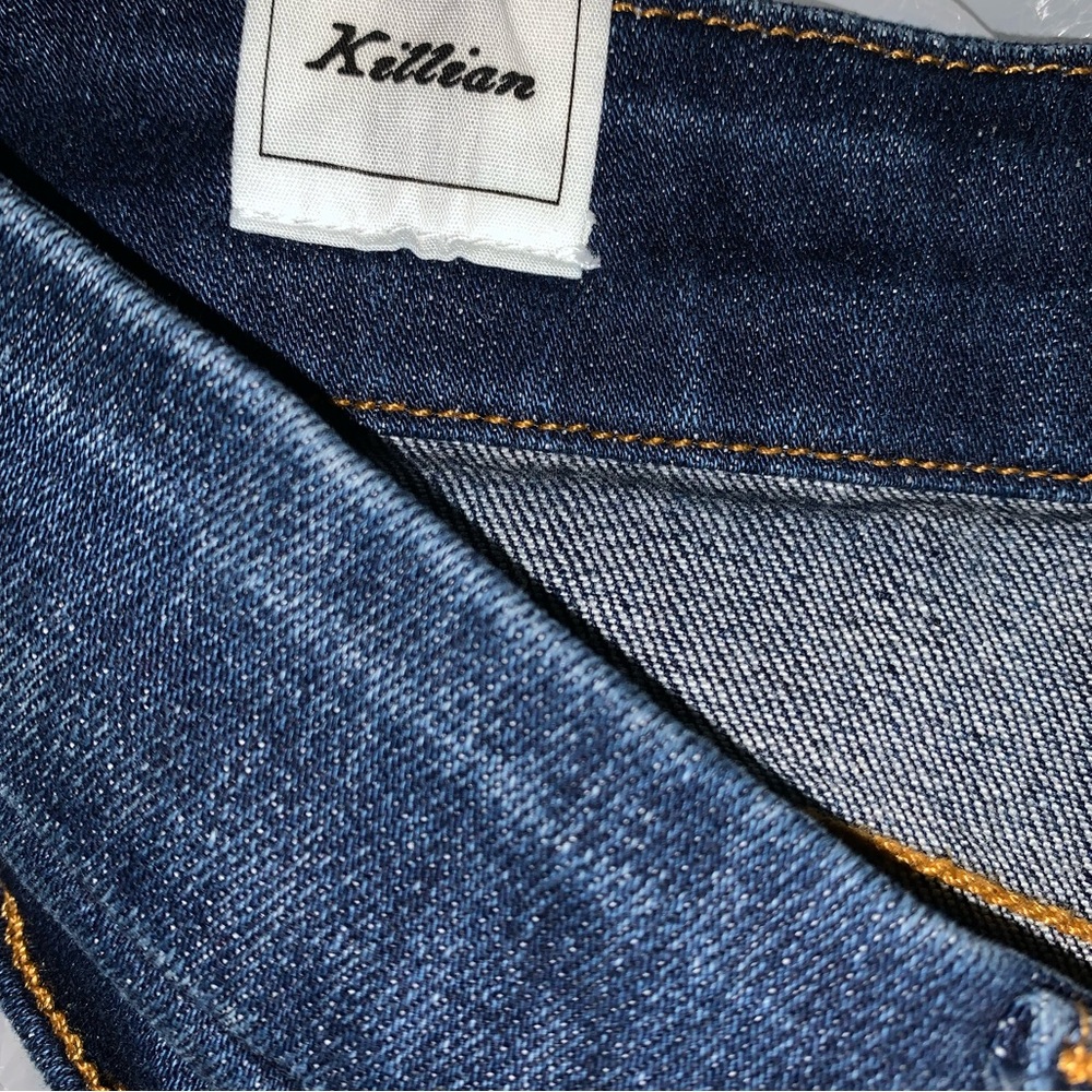 Frank & Eileen Killian Raw Hem Crop Flare Ankle Jeans - Picture 10 of 10